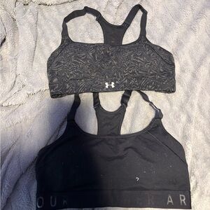 2 PACK Under Armour Black Sports Bras